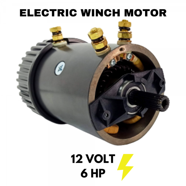 ELECTRIC WINCH MOTOR 12V 6.0HP, Warn , Superwinch
