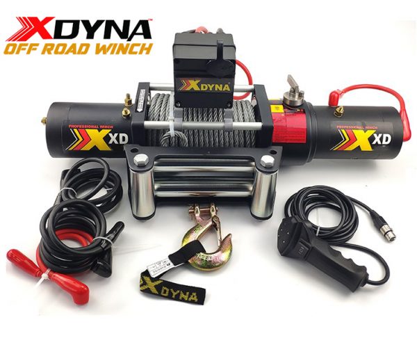 XDYNA ELECTRIC TWIN MOTOR WINCH 17000LBS WITH SYNTHETIC ROPE